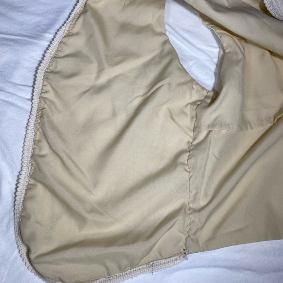 Vintage Handmade Cream Vest - Picture 8 of 15